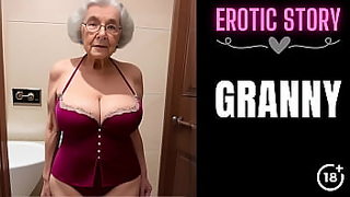 chubby granny pissing