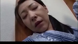 japanese sleeping mom