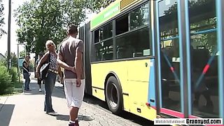 white girl big ass and old guy