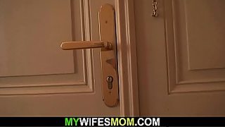 chunky blonde milf gets fucked