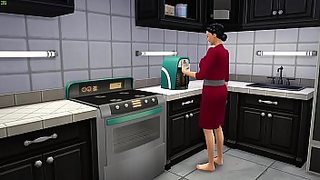 mom caught with a black dick