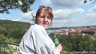 grandma jacking off grandsons dick