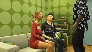 slim mom fucked by two boys