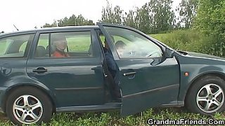 granny takes it up ass