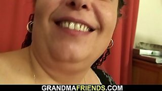 largeass milf takes canine lover
