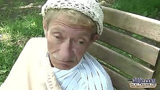 striping oma granny free porn