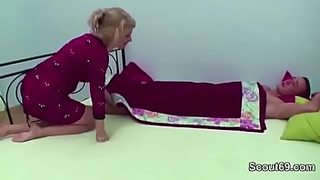 chunky blonde milf gets fucked