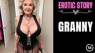 granny watching jerking cocks in public