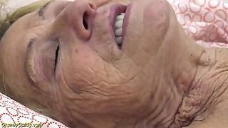 old granny fucking and sucking young boy