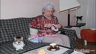 old slim skinny senior women pussy