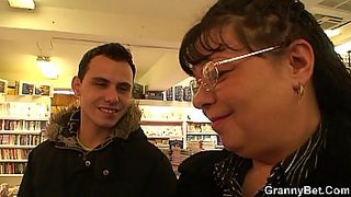 grandma llick my cum