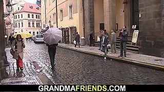 granny fuck in lift