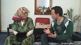 mature red head granny