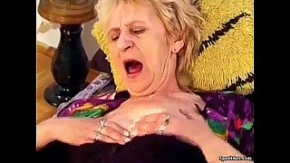 granny doggy style fucking