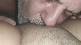 old man breast suck