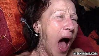 fucked granny in shower