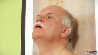 huge cock old lady
